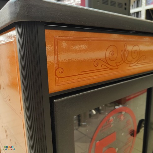 Stufa a legna Fancy Cuoio EK63 ceramica
