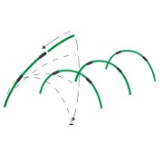 Archetti per tunnel 180 cm 4pz Verdemax 2545
