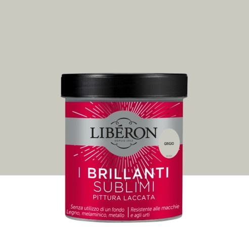Pittura laccata I Brillanti Sublimi Liberon Grigio