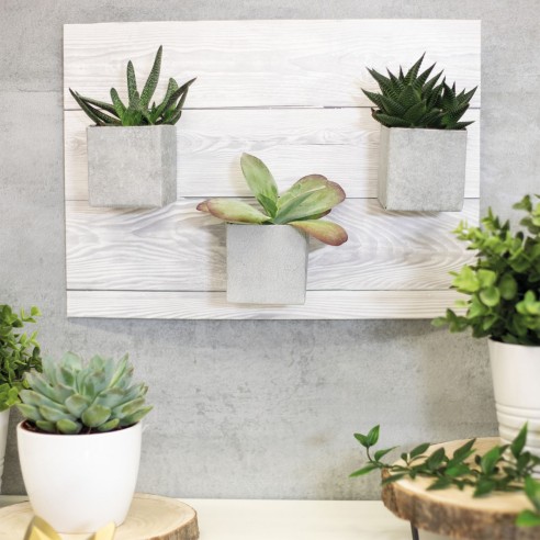 Pellicola adesiva per mobili Shabby Wood 45cmx2m ambientata