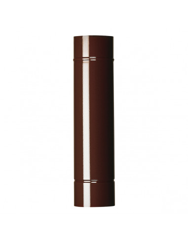 Tubo stufa a legna porcellanato Ala Smalto Classic marrone 0,6mm Ø 140 mm