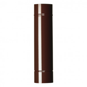 Tubo stufa legna porcellanato Ala Smalto Classic marrone 0,6mm Ø 80mm