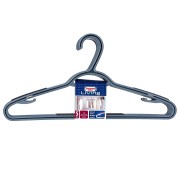 Set grucce/appendiabiti con barra Domopak Living 5 pz grigio