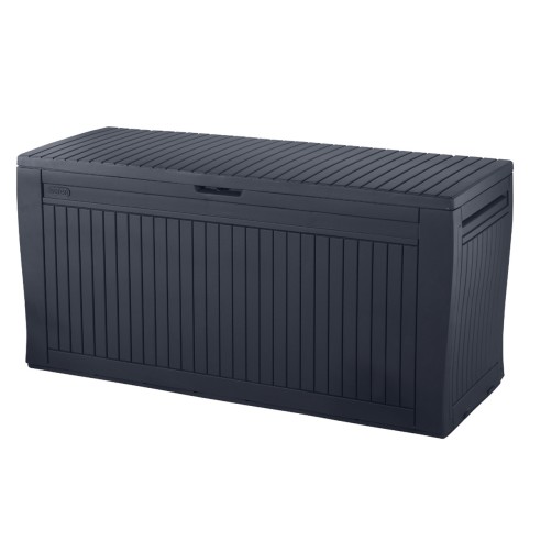 Baule cassapanca da esterno KETER Comfy in resina grigio antracite 117x45 cm