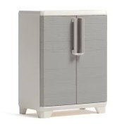Keter armadio raccolta differenziata Split Premium Wood tortora/beige