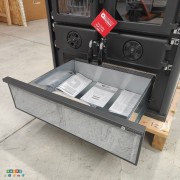 Cucina a legna Rosetta 5.0 VST Pietra La Nordica cassetto accessori