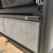 Cucina a legna Rosetta 5.0 VST Pietra La Nordica cassetto inferiore