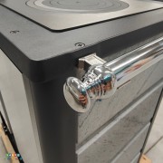 Cucina a legna Rosetta 5.0 VST Pietra La Nordica inserti cromati