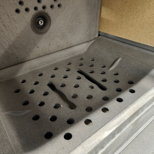 base focolare Inserto camino a legna 70 L 4.0 ventilato La Nordica