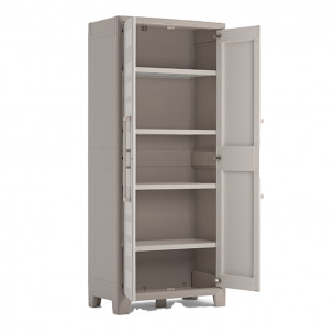 Keter Gulliver alto armadio in resina beige/sabbia 2