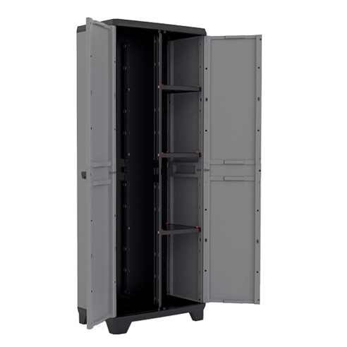 Keter Stilo portascope armadio in resina grigio/nero