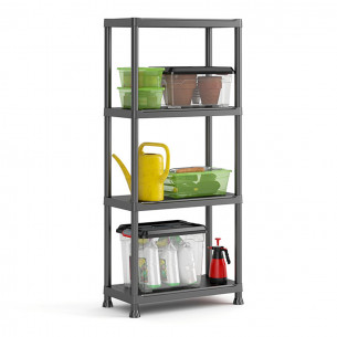 keter scaffale in plastica Plus Shelf L60xP30xH135 cm 4 ripiani 2