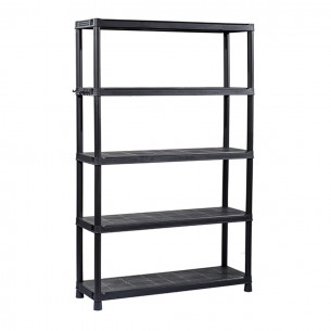 keter scaffale in plastica Plus Shelf L120xP40xH187 cm 5 ripiani