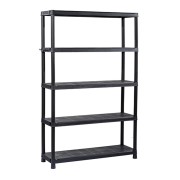 keter scaffale in plastica Plus Shelf L120xP40xH187 cm 5 ripiani