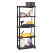 keter scaffale in plastica Plus Shelf L80xP40xH187 cm 5 ripiani