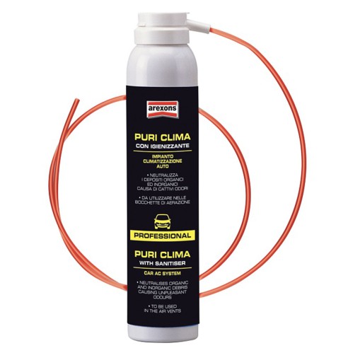 Igienizzante Puri clima professionale impianto climatizzazione auto Arexons 4135