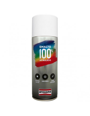 Smalto spray 100% Acrilico rapida essiccazione Brillanti Opachi Arexons 400 ml