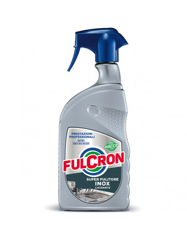 Super pulitore inox lucidante 750 ml detergente Fulcron 2562 Arexons