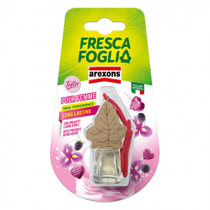 Profumatore Fresca foglia liquido boccettino specchietto retrovisore Arexons 2