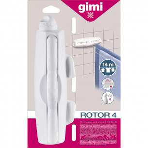 Gimi Rotor 4 stendibiancheria da parete a scomparsa 2