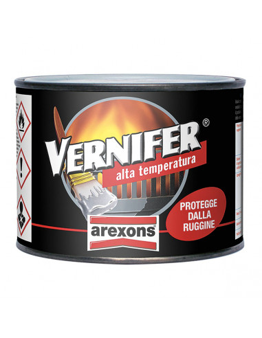 Vernifer alta temperatura finitura antiruggine nero Arexons 4765