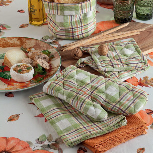 Runner tavolo Autunno 40x140 cm antimacchia arancione Tognana 2