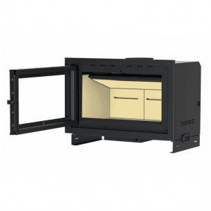 Camino a legna Screen Evo 100 focolare 2
