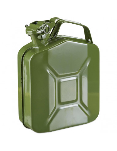 Tanica per carburante in metallo verde 5 litri