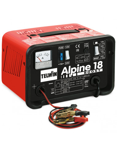 Caricabatterie Alpine 18 Boost batterie WET 12V 24V Telwin 807545