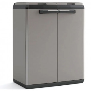 Keter armadio raccolta differenziata Split Basic grigio
