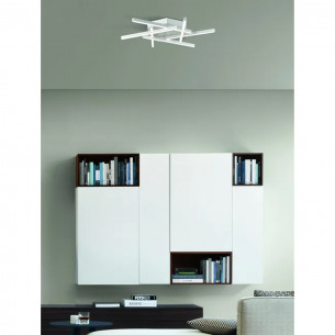 Plafoniera Trinidad LED bianco, 1685LM, Novecento dimensioni 2