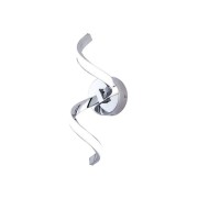 Evelin applique moderno LED, alluminio, 700LM, cromo, Novecento