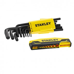 Set chiavi maschio esagonale a testa sferica 9pz Stanley 0-89-904 2