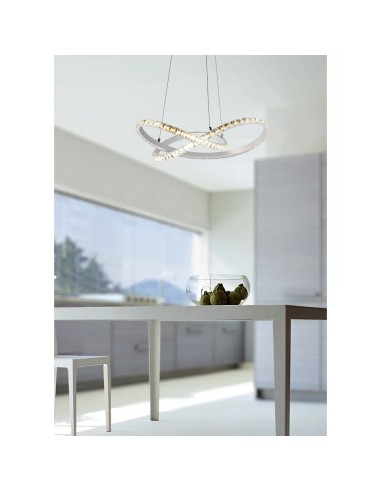 Dasy lampadario sospensione LED integrato, bianco, luce naturale