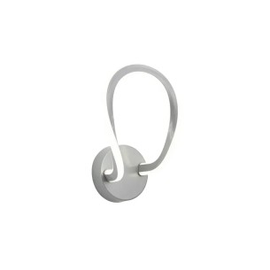 Giorgia applique moderno LED, metallo, 690 LM, argento, Novecento
