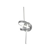 Malika applique moderno LED silver, alluminio, 750LM, Novecento