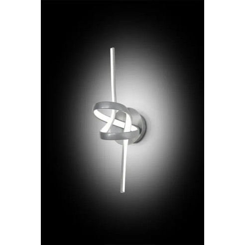 Malika applique moderno LED silver, alluminio, 750LM, Novecento