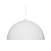 Lampadario Calotta bianco in ferro, 1xE27, Ø 33 cm, Novecento