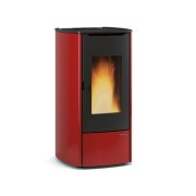 Stufa a pellet bordeaux Idro Marina H13 17,5 kW La Nordica Extraflame