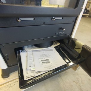 Stufa a legna Nova forno Steel Antracite La Nordica 2
