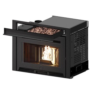 Inserto a pellet ventilato Pellek80 Evo 8,1 kW Ek63 813840 2