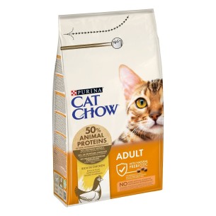 Cat Chow Adult gatto crocchette ricco in pollo 1,5 kg
