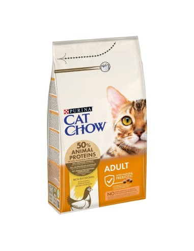 Cat Chow Adult gatto crocchette ricco in pollo 1,5 kg