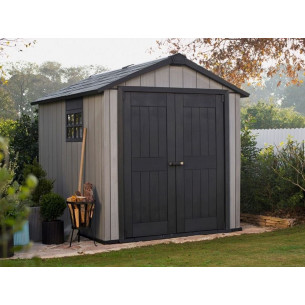 Keter casetta da giardino Oakland 759 grigio 2