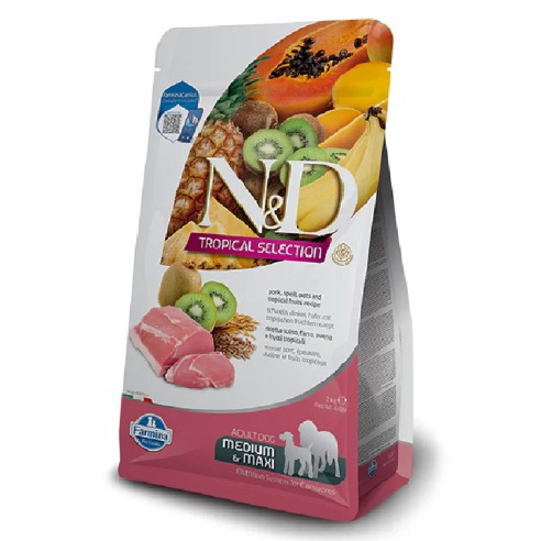 Farmina N&D Tropical dog Adult Medium & Maxi maiale 2kg