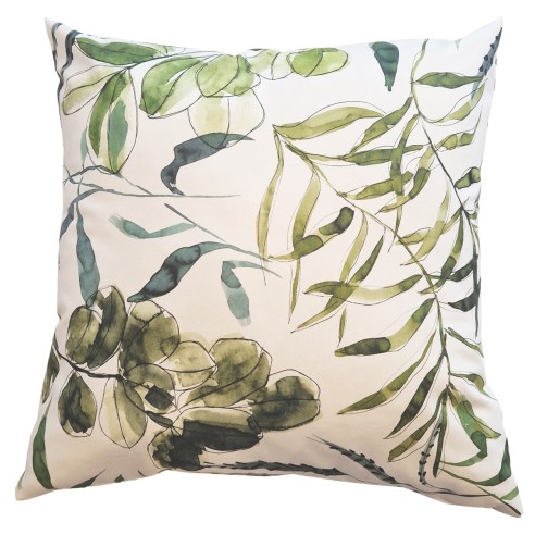 Cuscino arredo Arvid floreale sfoderabile con zip 50x50 cm