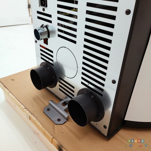 Stufa pellet ventilata canalizzata Cherie 11 EVO Bianco 5* canalizzazioni