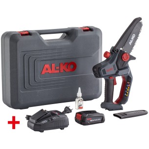 Mini motosega 18V Al-Ko CSM 1815 set valigetta