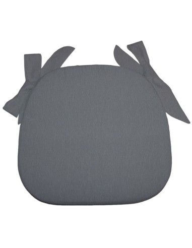 Cuscino per sedia sagomato sfoderabile grigio H 6cm Olibò