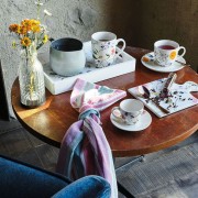 Tagliere Audrey 20x15 cm stoneware bianco